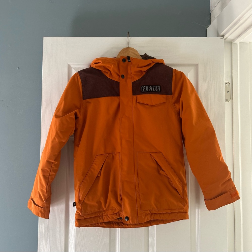 BURTON DUGOUT INSULATED JACKET BOYS ORANGE Medium